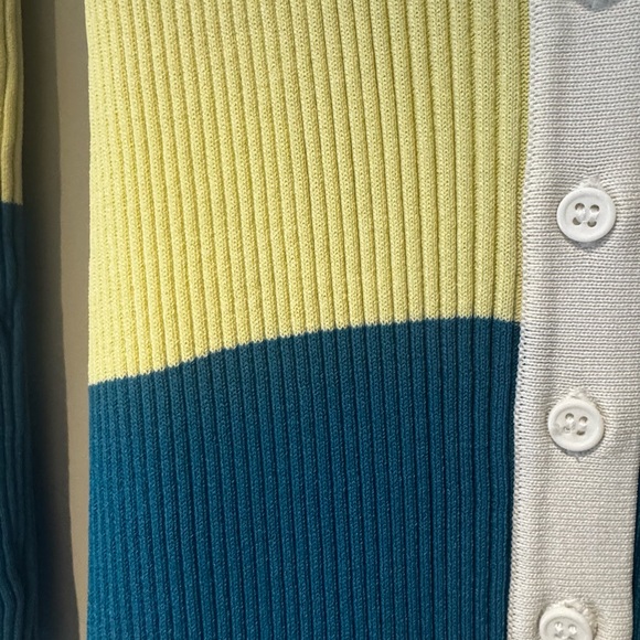 STAUD Ribbed Knit Sweater in Cream - Picture 3 of 4